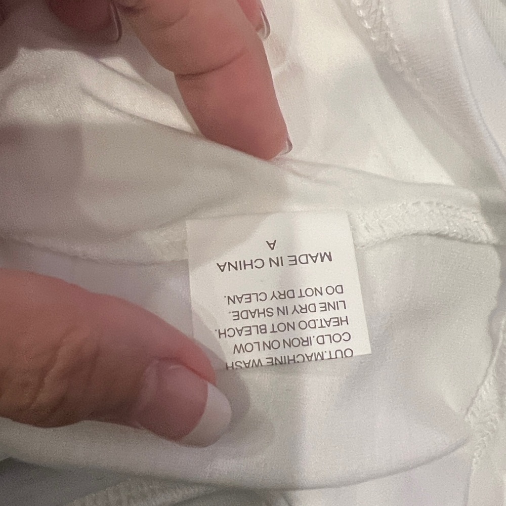 White Graphic Sleeveless Shirt - Picture 8 of 8